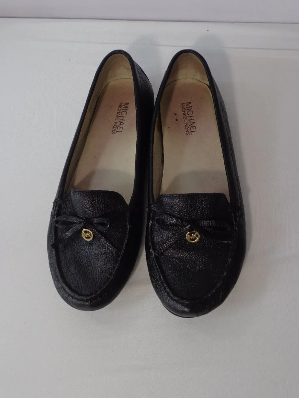 MICHAEL Michael Kors Everett Black Pebbled Leather Casual Loafers Shoes Size‎ 9M